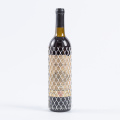 Rede de manga protetora de malha plástica para garrafa de vinho